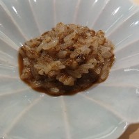 鮨 なんば 日比谷 - いくらを裏ごしした卵かけ御飯　アルバ産白トリュフ　トスカーナ産黒トリュフ