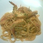 ポルタロッサ - 有頭殻付えびのトマトクリームソーススパゲティ