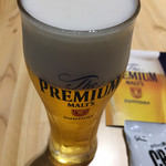 サントリー 天然水のビール工場 京都 - ノーマル 金の プレミアムモルツ (*´ω`*)