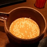 ラ・ボンバンス - 牛ロースゴボウご飯用胡麻ソース