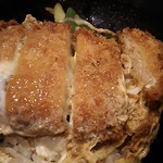 Kazokutei - かつ丼セット  (うどん OR そば　から　選択 温そば) 1,058円 2018年11月