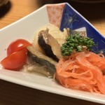 松屋旅館 - 松屋旅館(愛媛県西予市宇和町卯之町)漬物御膳付き御昼食