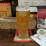 灯 - 茶葉つけこみ焼酎ソーダ割り