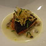 カーサ・デル・チーボ - クロソイのインパデッラ シジミのスープ