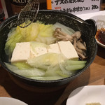 Gotsubo - 「井戸ネギと涌谷豆腐の湯豆腐」