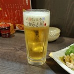 つかふき屋 - 生ビール