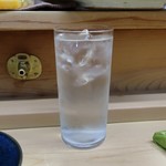 家庭料理 小川 - 芋水割り