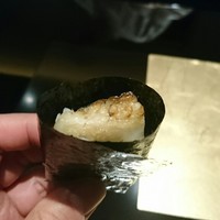 野嵯和 - 太刀魚　松茸　カシューナッツ　海苔で巻いて