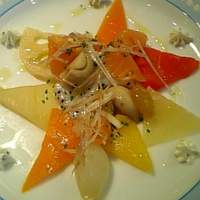 モナリザ 恵比寿店 - 西米良サーモンと野菜のマリネ（サーモンといいながら、マスなんだそうです）