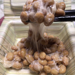 金砂郷食品株式会社 納豆工房 - 粘りが強くて、美味しい納豆でした。