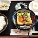 揚げ出し豆腐定食