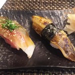 玄海鮨 - 追加  サバとアナゴ