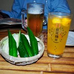 Ji tokko - 凍結マンゴーサワー / 生ビール