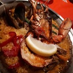 地中海レストラン アミーゴ - オマール海老のパエリヤ