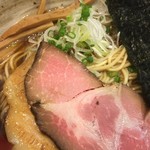 麺屋 照の坊 - 「煮干しそば」（780円）のチャーシューアップ