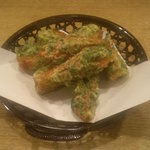 春のお店 - ちくわ磯辺揚