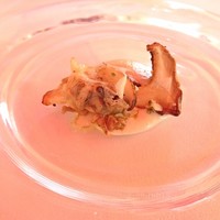 ウシマル - オオモミタケとヤツシロガイ　平目ソース　