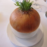 リストランテKubotsu - フォアグラのテリーヌ　佐賀県産玉ねぎのピューレと共に