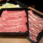 しゃぶしゃぶ&食べ放題 鍋道楽 - お代わりのお肉もこのグレード(≧∇≦)b