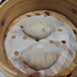 菜香新館 - 干し貝柱入り蒸しぎょうざ