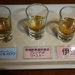 ニッカウヰスキー仙台工場 宮城峡蒸溜所 - 次の３種類です☆　2018-1106訪問