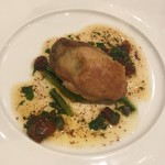 ristorante SAWADA - 北海道仙鳳趾　真牡蠣のムニャイア　アンチョビ風味の焦がしバターソース