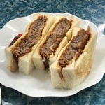 肉のさかもと - 上ヘレカツサンド1,600円