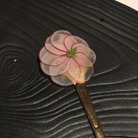 銀座 レストラン オザミ - ラディッシュ-花