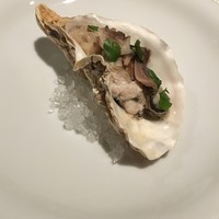 銀座 レストラン オザミ - 牡蠣とキノコ-海底