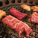 Jihei - 上ハラミ＆テッチャン焼き焼き