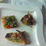 ベラ・ルーサ - 妻が食べたスズキのお魚とエスカルゴ
