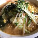 信州小麦ラーメン 亀屋  - 味噌やさいらーめん@850円 大盛り＋100円