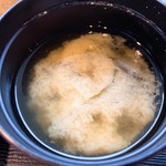 ジョイアルカレーサロン - 味噌汁