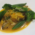 ビストロ アオキ - カキとタラのマルセイユ風