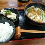 うどん蔵ふじたや - かけ定食\700