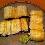 割烹 未能一 - 天然鰻の白焼き、山口県産。