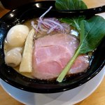 僕家のらーめん おえかき - 豚よごしらーめん850円+燻香あじたま150円