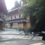 星のや京都 - 受付をする建物