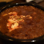 一球酒場 - ぐつぐつ煮えてる四川麻婆豆腐