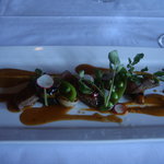 ルアン 神戸迎賓館 -  仔羊フィレ肉香草焼き　季節野菜添え