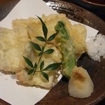 鹿島屋 - 太刀魚天ぷら（580円）