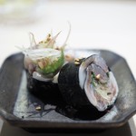 鮨 なんば - いわしの海苔巻き