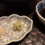 季より - 蕎麦掻きの薬味