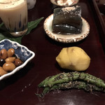 季より - 坂東の栗・いんげんの胡麻和え