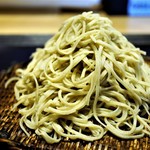 つきじ 文化人 - 新そば 緑色