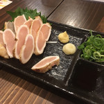 Wafu Uizakaya Yobare - 鶏のタタキ 生姜とニンニク