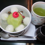 甘味処 彦いち - 白玉あんみつ