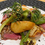 京Apollo食堂 - （撮影 20181110）ヒレステーキ…付け合せの野菜も手抜き無し。