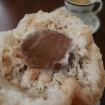 埜庵 - チョコレートババロア入り