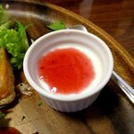 お座敷ダイニングカフェ 醍醐 - デザート(パンナコッタ)！